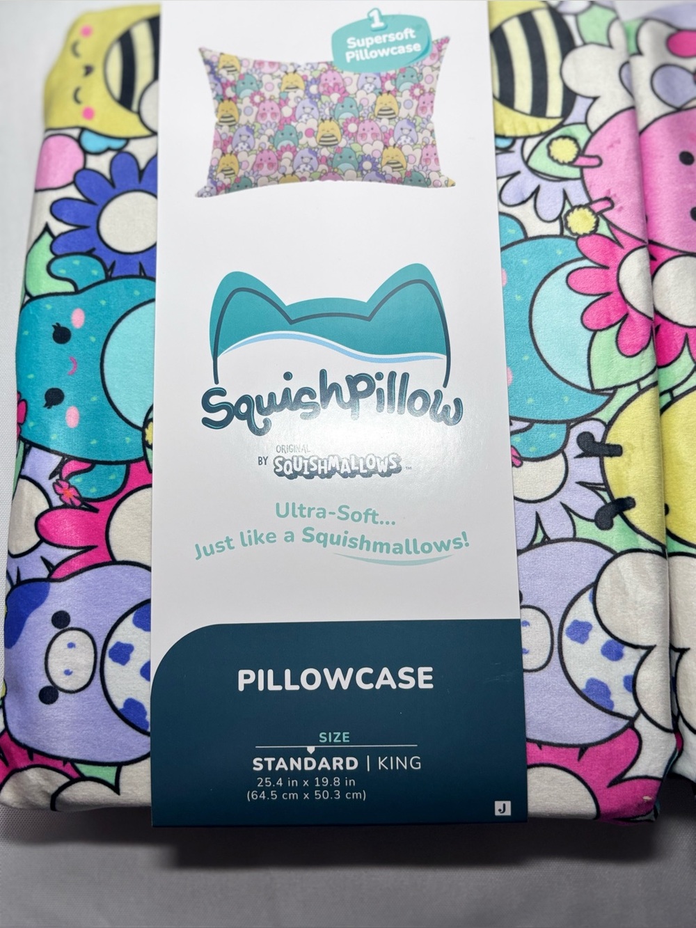 Two Squishmallows SquishPillow Standard Pillowcases - Picture 2 of 4